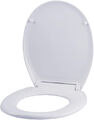 WC-Sitz 'Relax', L 445 x B 375 mm, Scharniere aus Metall, weiß