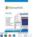Microsoft Of­fice 365 Family 6Personen je 5Geräte 1Jahr Voll od Verläng Download