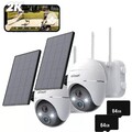 ieGeek 2K3MP Solar Überwachungskamera Aussen Akku Zwei-Wege-Audio Cloud Speicher