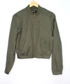 Only One Jacke Gr. 34 Leichtejacke Damen Oberteil Grün #CS-3