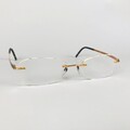 Silhouette Brille Gold Randlos Brillenfassung Mod: 5529 HC 6520