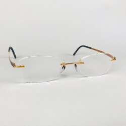 Silhouette Brille Gold Randlos Brillenfassung Mod: 5529 HC 6520