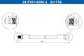 ATE 24.5101-0280.3 Bremsschlauch passend für MERCEDES-BENZ Stufenheck (W124)