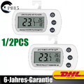 Kühlschrank Thermometer Wasserdicht Digital Gefrierschrank Thermometer mit Haken