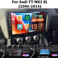 Für Audi TT MK2 8J 2006-14 Android 13 Autoradio Apple Carplay GPS NAVI RDS WIFI