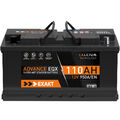 EXAKT Autobatterie 110AH 12V ersetzt 100Ah 95Ah Auto Starter Batterie