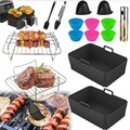 Heißluftfritteuse Zubehör Airfryer für Ninja Foodi Max Dual Zone AF400EU/AF300EU