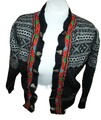 SCHADEN!! LOFOTEN NORWEGER ISLANDER Damen Strickjacke UMHANG EHER Grösse 36