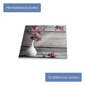 Herdabdeckplatte Abdeckung Ceranfeld Abdeckplatte Rosa Schneidebrett Glasplatte
