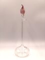 Rosenvase aus Glas filigran Handmade Klarglas Vase für Rosen tolles Design 