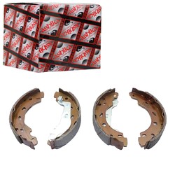 ASHIKA BREMSBACKEN SATZ HINTERACHSE PASSEND FÜR SMART CABRIO CITY-COUPE