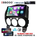 9" Carplay Autoradio Für Mazda 2 2007-2013 Android 13 32G GPS Nav RDS WIFI FM BT