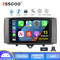 Für Smart Fortwo 451 2011-2015 CarPlay Android 13 Autoradio 64G GPS Nav DAB+ Kam