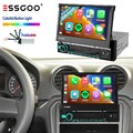 2+64GB 7" 1 DIN Flip Out Autoradio mit Wireless Carplay Android Auto GPS NAVI BT