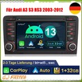 Für Audi A3 S3 RS3 8P 8V 9" Apple Carplay Autoradio GPS SWC Navi BT Android 13.0