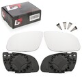 2x Spiegelglas links rechts beheizbar asphärisch konvex für AUDI A8 4E 2002-2007