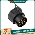 Adapter von 7-polig Fahrzeug auf 13-polig Anhänger Auto Steckdose Anhänger 12V