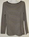 Thom by Thomas Rath Ringelshirt Gr. 36 schwarz/beige