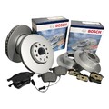 BOSCH BREMSSCHEIBEN + BELÄGE VORNE + HINTEN passend für AUDI Q3 8U