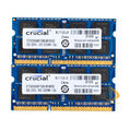 Crucial 2x 8GB 2Rx8 PC3L-12800S SODIMM RAM Laptop-Speicher Intel DDR3L 1600Mhz
