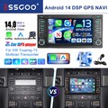 Autoradio Android DSP Carplay kam Für VW Touareg T5 Transporter Multivan 2004-11