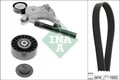 Keilrippenriemensatz INA 529 0471 10 für AUDI A3 (8L1) 1.9 1996-2001