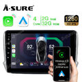 32G Für Peugeot 208 2008 2012-2018 10.1" Android 13.0 Autoradio GPS Navi BT WIFI
