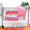 Babybett Kinderbett Stubenbett Babywiege Stubenwagen Babywiege Babyschaukel Rosa