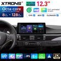 12.3" Qualcomm 680 Autoradio Android 13 8G+128GB 2K GPS CarPlay Für BMW E90 E91