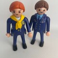 Playmobil Figuren | Stewardess und Pilot