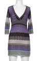 Comma Kleid Damen Dress Damenkleid Gr. EU 34 Wolle Lila #01e67bf