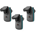 GARDENA smart Power Zwischenstecker, 3er Set, Steckdose, schwarz