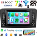 Android 14 Carplay Autoradio GPS NAV 2+64G Für Mercedes ML/GL Klasse W164 X164