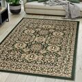 Teppich Orient Perser Muster Orientalisch Design Grün Kurzflor S - XXL NEU