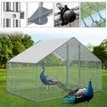 Hühnerhaus Hühnerstall Geflügelstall Voliere+Dach Tierarten UV-Schutz 3x2x2m ##