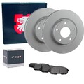 JP BREMSSCHEIBEN 280mm + BELÄGE VORNE passend für NISSAN JUKE F15 + PULSAR C13