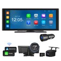 2024 10,2" Wireless CarPlay Android Auto Touchscreen Auto Tragbares AutoRadio 4K