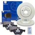 2x ATE Bremsscheibe Ø253mm + Ceramic Beläge hinten passend für VW Golf 5 Audi A3
