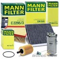MANN-FILTER INSPEKTIONSPAKET FILTERSATZ B FÜR SEAT IBIZA 4 6L 1.4 1.9 TDI 02-09