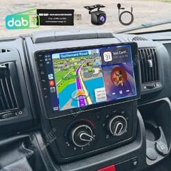 DAB+ Android15 Autoradio CarPlay Für Fiat Ducato Citroën Jumper 2007-2023 4+64GB