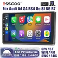 9" Für Audi A4 8E B6 B7 CarPlay 2+64G Autoradio KAM+ GPS Navi BT WIFI Android 13