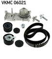 SKF Wasserpumpe + Zahnriemensatz VKMC 06021 für RENAULT LAGUNA MEGANE MODUS CLIO