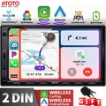 ATOTO F7XE 7" Autoradio Doppel Din Radio FM/AM Wireless Android Auto Mirrorlink
