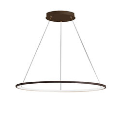 LED Pendel Lampe Ring-Design Hänge Decken Leuchte Küchen Beleuchtung 60CM Rund