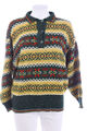 VINTAGE Pullover Strick Woll-Mix M gelb