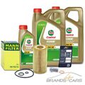 MANN-FILTER ÖLFILTER+11L CASTROL EDGE 5W-30 LL +SCHRAUBE+DICHTUNG 31980056