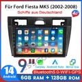 8 Core 6+128G Für Ford Fiesta MK5 2002-2008 Android 14 Autoradio Carplay GPS RDS