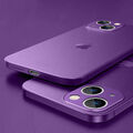 Handy Hülle Super Dünn iPhone 14 13 12 15 16 Pro Max Mini XR Case Tasche Cover