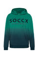 SOCCX Dip Dye Hoodie mit Logo Print bottle green, UVP 79,95 Euro
