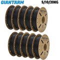 5/10/20KG GIANTARM 3D Drucker 1kg/Rolle 1.75mm Filament Matt Frosted Schwarz PLA